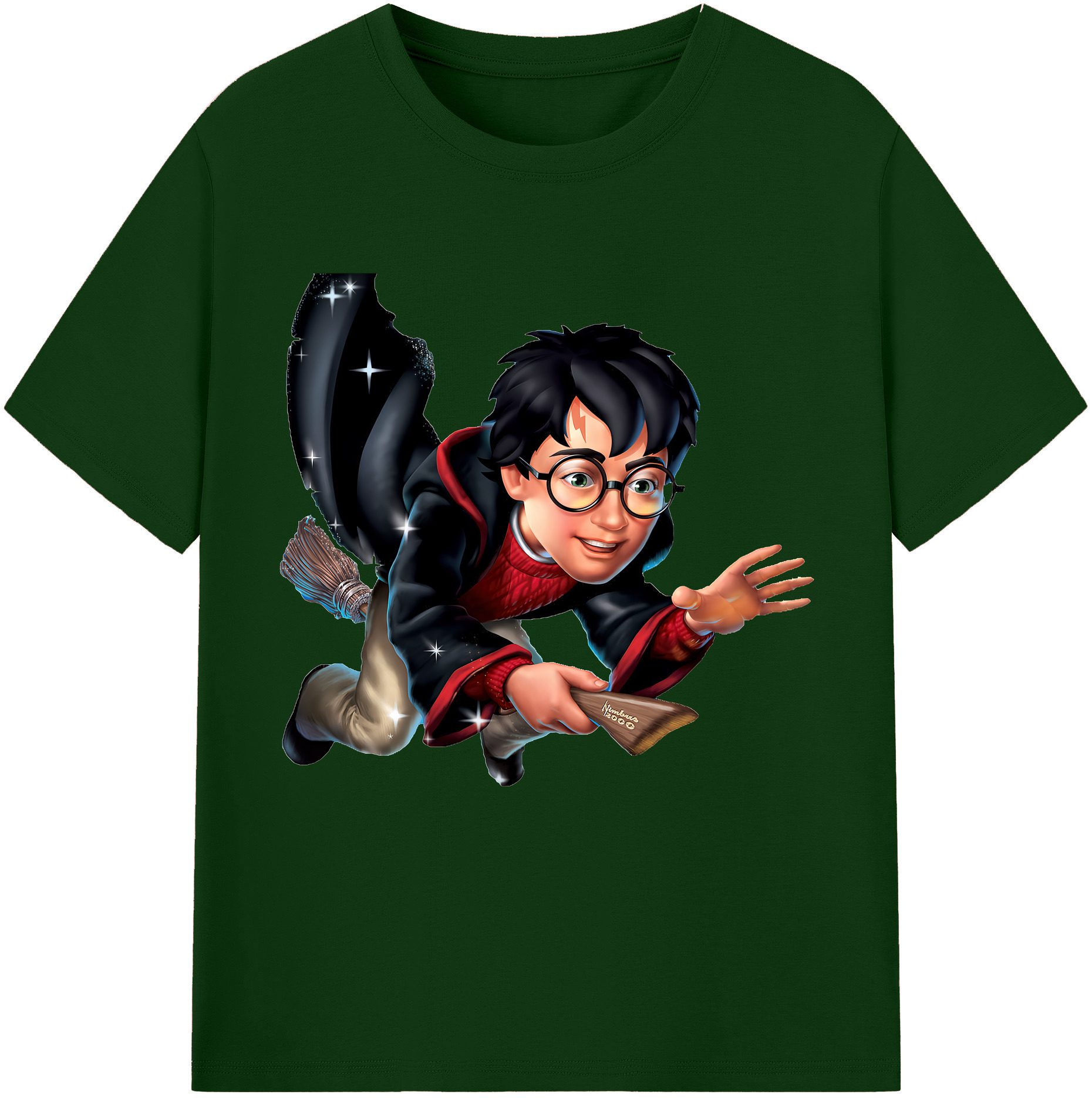 （画像用） Harry Potter ハリー・ポッターシリーズ 綿100％半袖Tシャツ（フロントプリント）